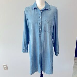 Old Navy Long Sleeve Denim Dress